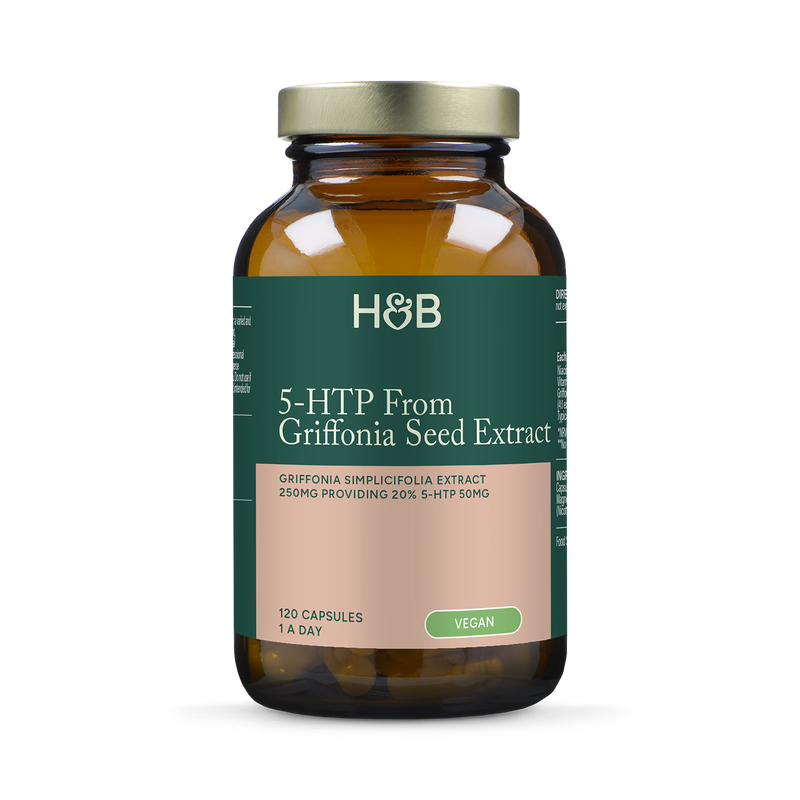 Holland & Barrett Griffonia Seed Extract 120 Capsules, UK version