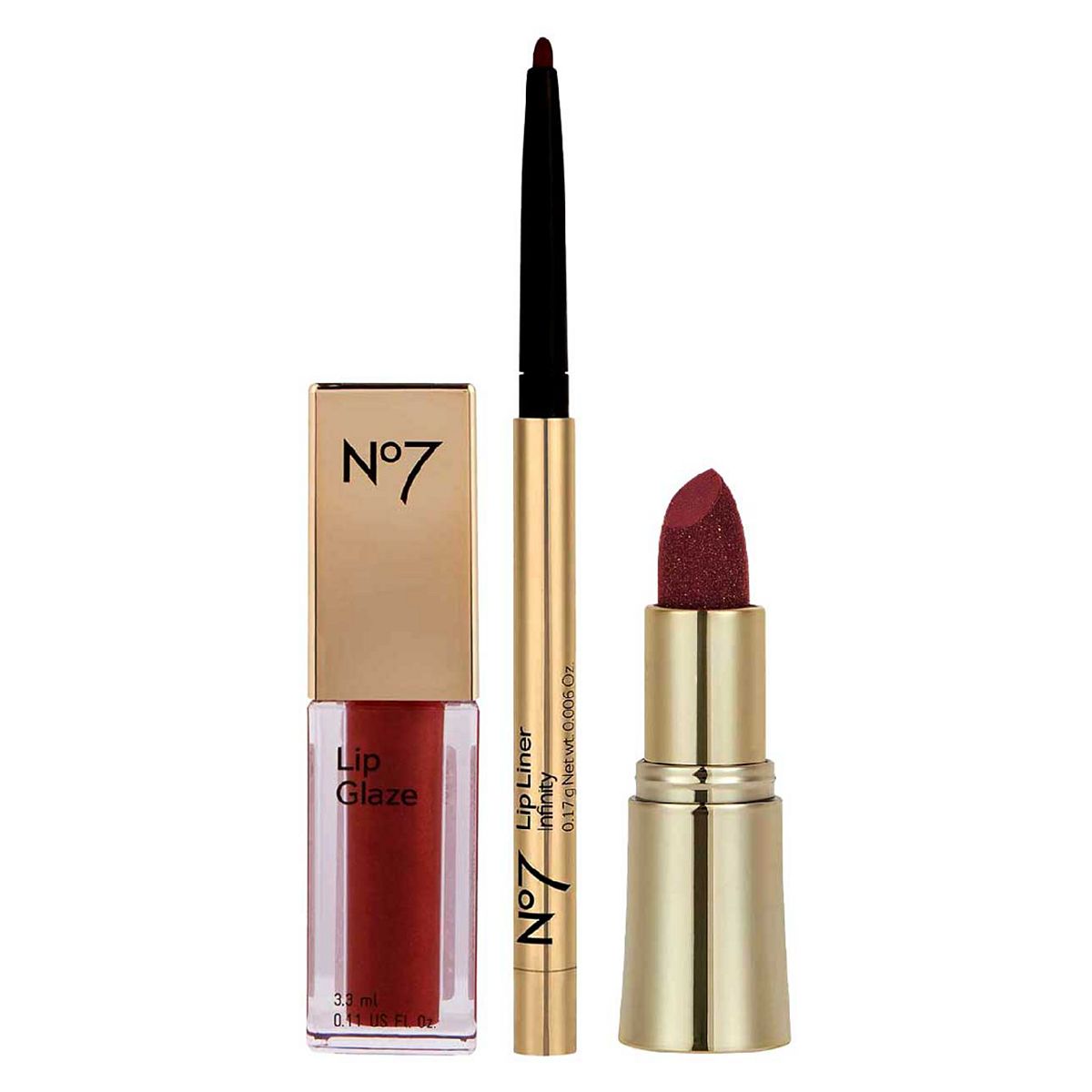 No7 Star Glazing Lips Look Bundle GOODS Boots   