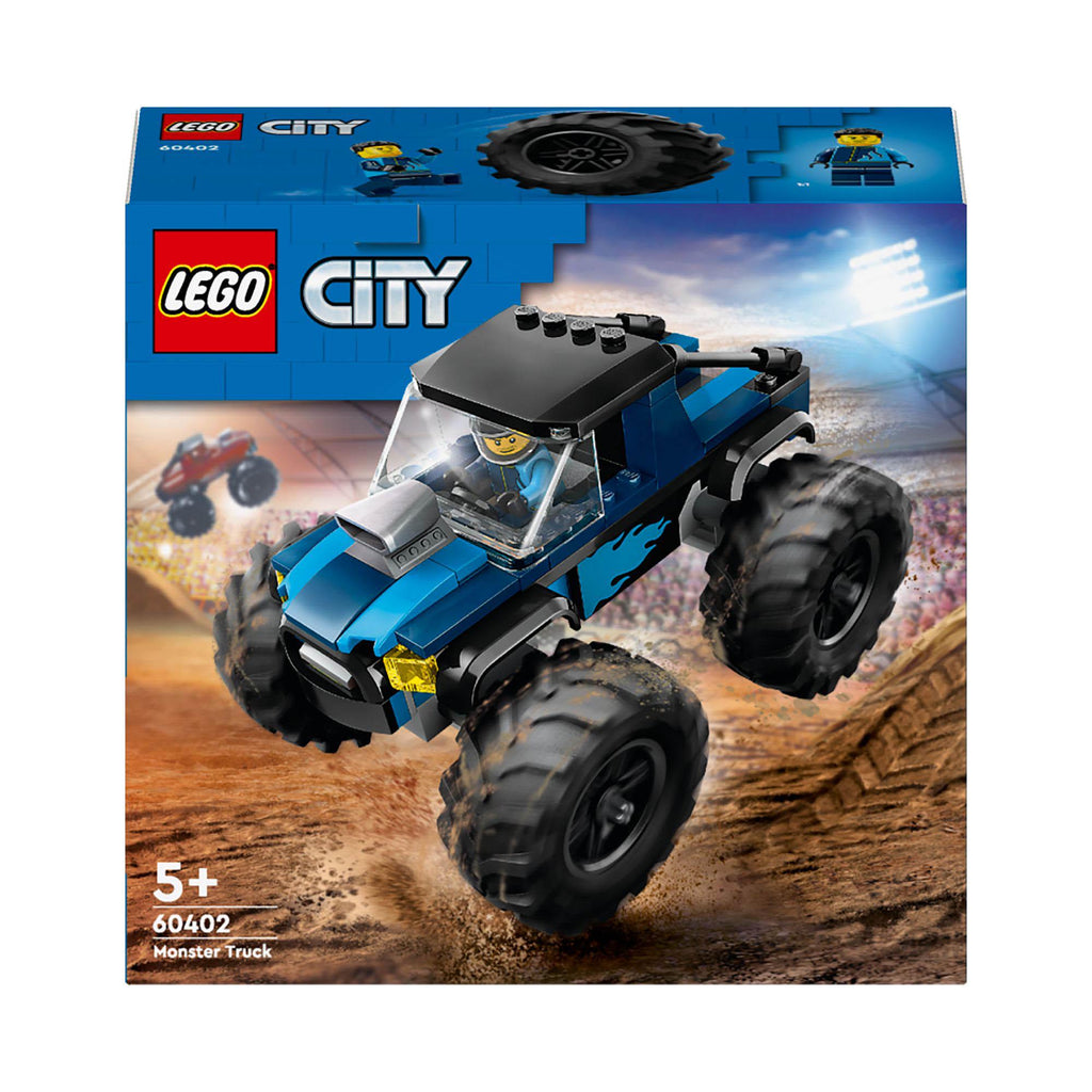 LEGO City Monster Truck Toy Vehicle Playset Blue 60402