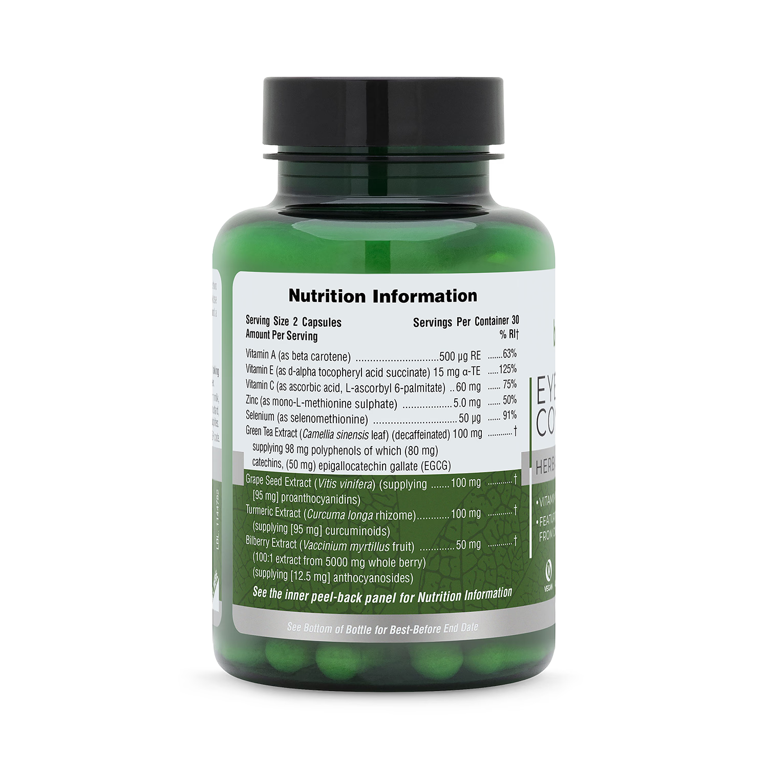 NaturesPlus Eye Complex supplement 60 capsules, imported from the UK