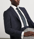 Giorgio Armani silk herringbone tie 7cm (British brand)