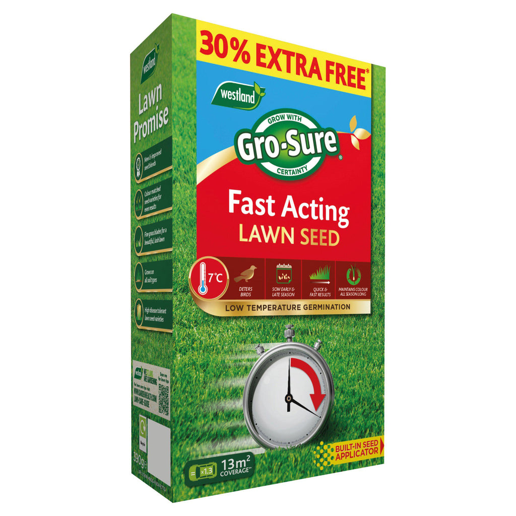 Westland Gro-Sure Fast Acting Lawn Seed 10m2