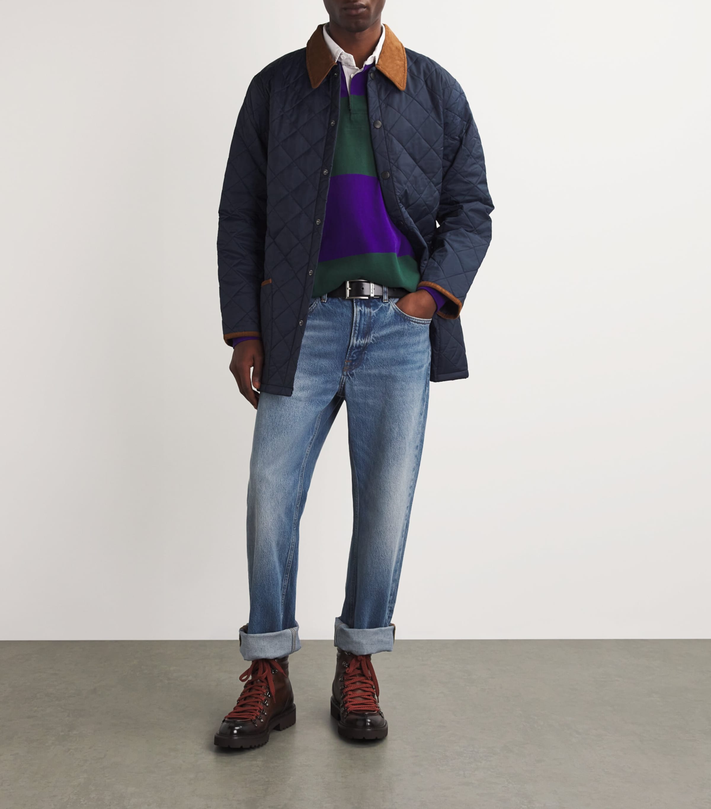 Barbour reversible leather belt - British product