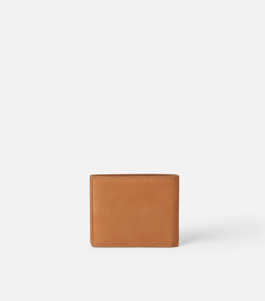 Brunello Cucinelli nubuck leather bifold wallet (British brand)