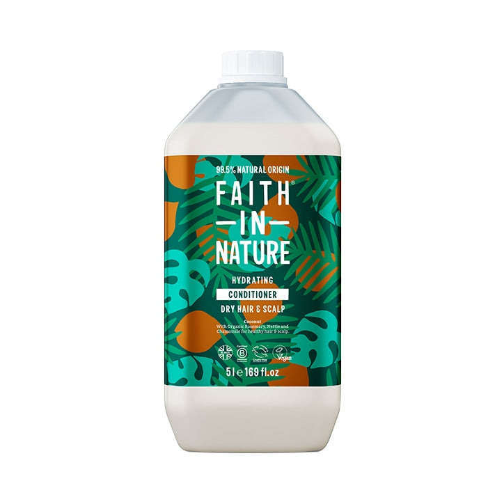 Faith in Nature Coconut Conditioner 5 Litres Natural Hair Care Holland&Barrett   