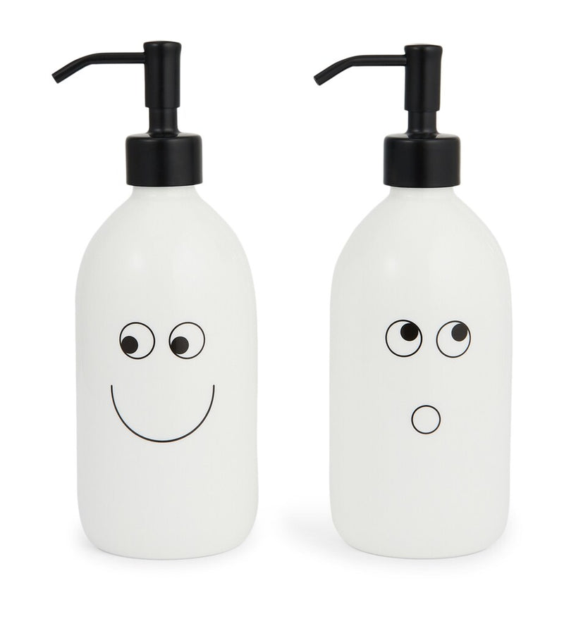 Anya Hindmarch bone china hand and body wash dispenser set - British product