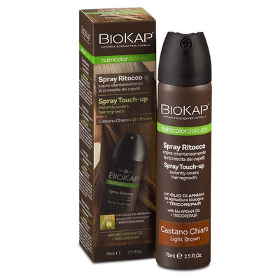 Superdrug BioKap Root Touch Up Spray Light Brown 75 ml- Buy online at McGrocer