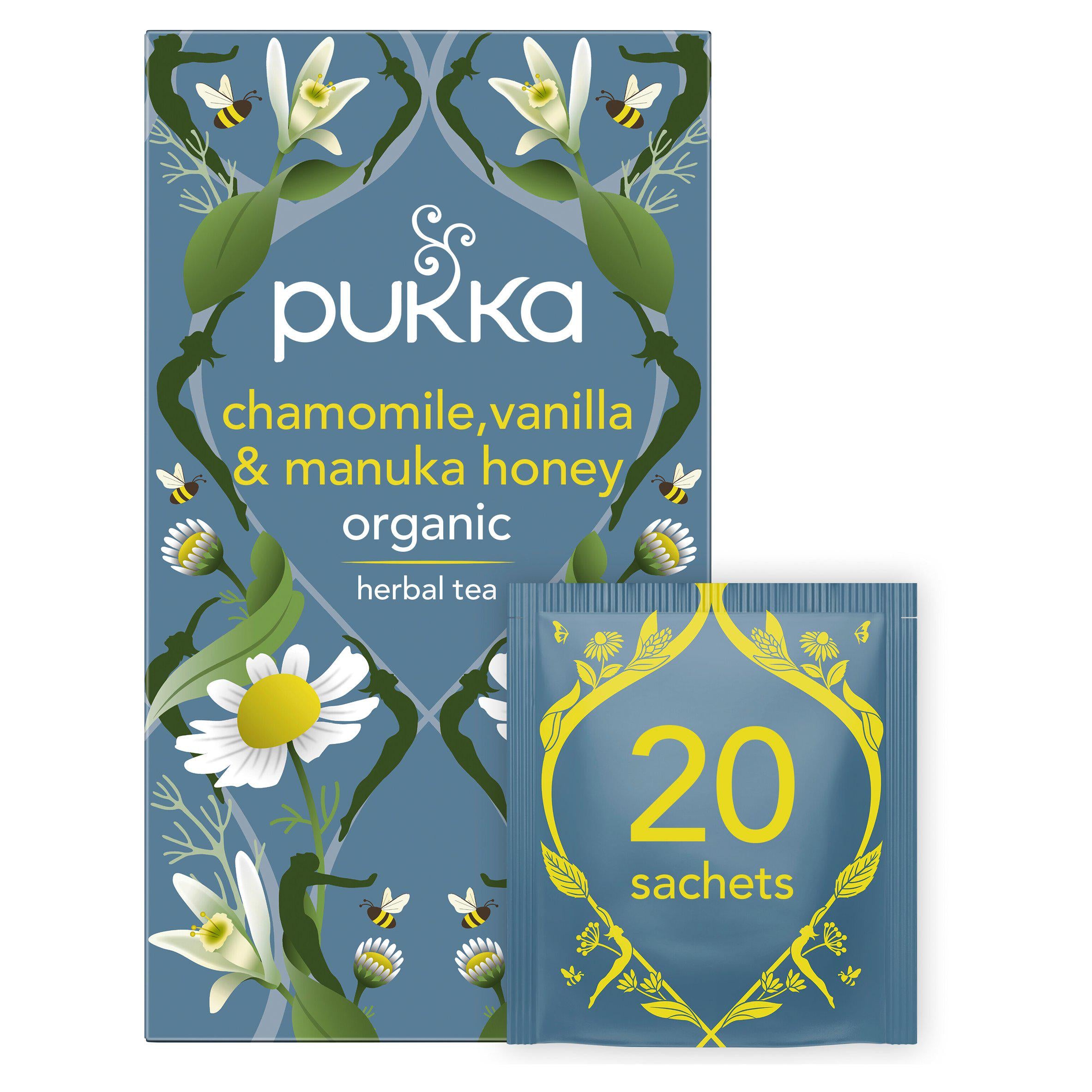 Pukka Chamomile Vanilla & Manuka Honey Tea Bags x20 GOODS Sainsburys   