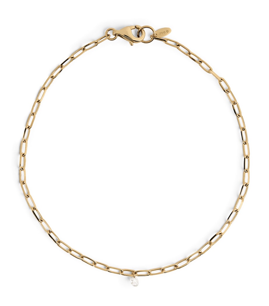 Persée Danaé yellow gold diamond bracelet (British brand)