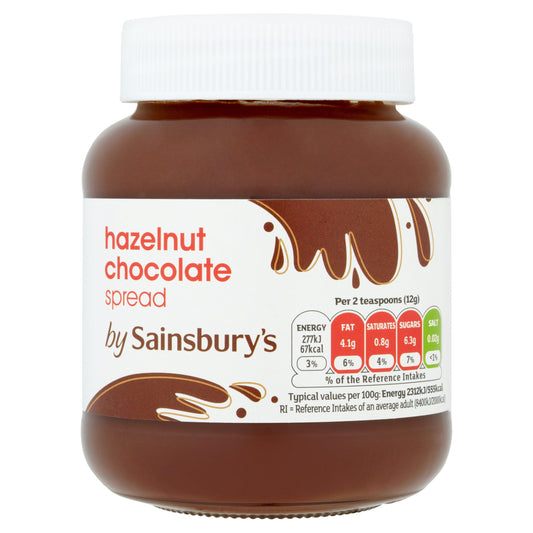 Sainsbury's Hazelnut Chocolate Spread 400g GOODS Sainsburys   