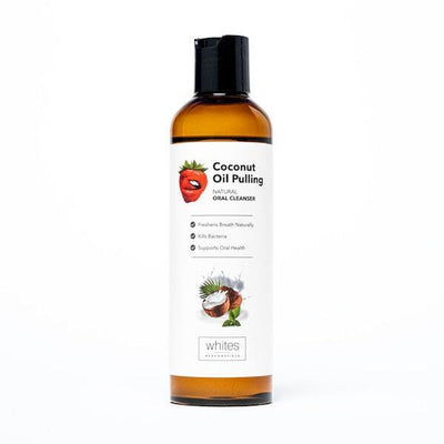 Superdrug Whites Beaconsfield Coconut & Peppermint Oil Pulling - 236ml- Buy online at McGrocer