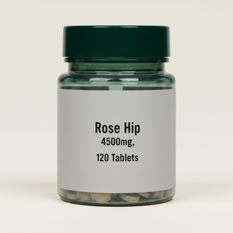 Holland & Barrett Rose Hip tablets 120 count, UK version