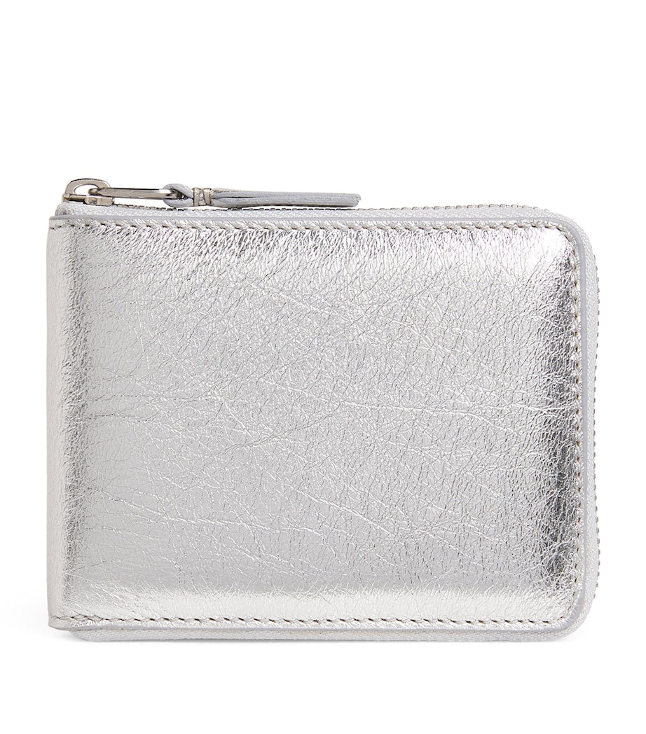 Comme des Garçons zipped leather wallet with card slots - British product