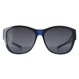 INVU blue polarized women sunglasses round frame (British brand)
