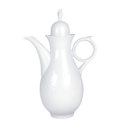 Harrods Meissen Waves Relief Porcelain Coffee Pot (1.3L)- Buy online at McGrocer