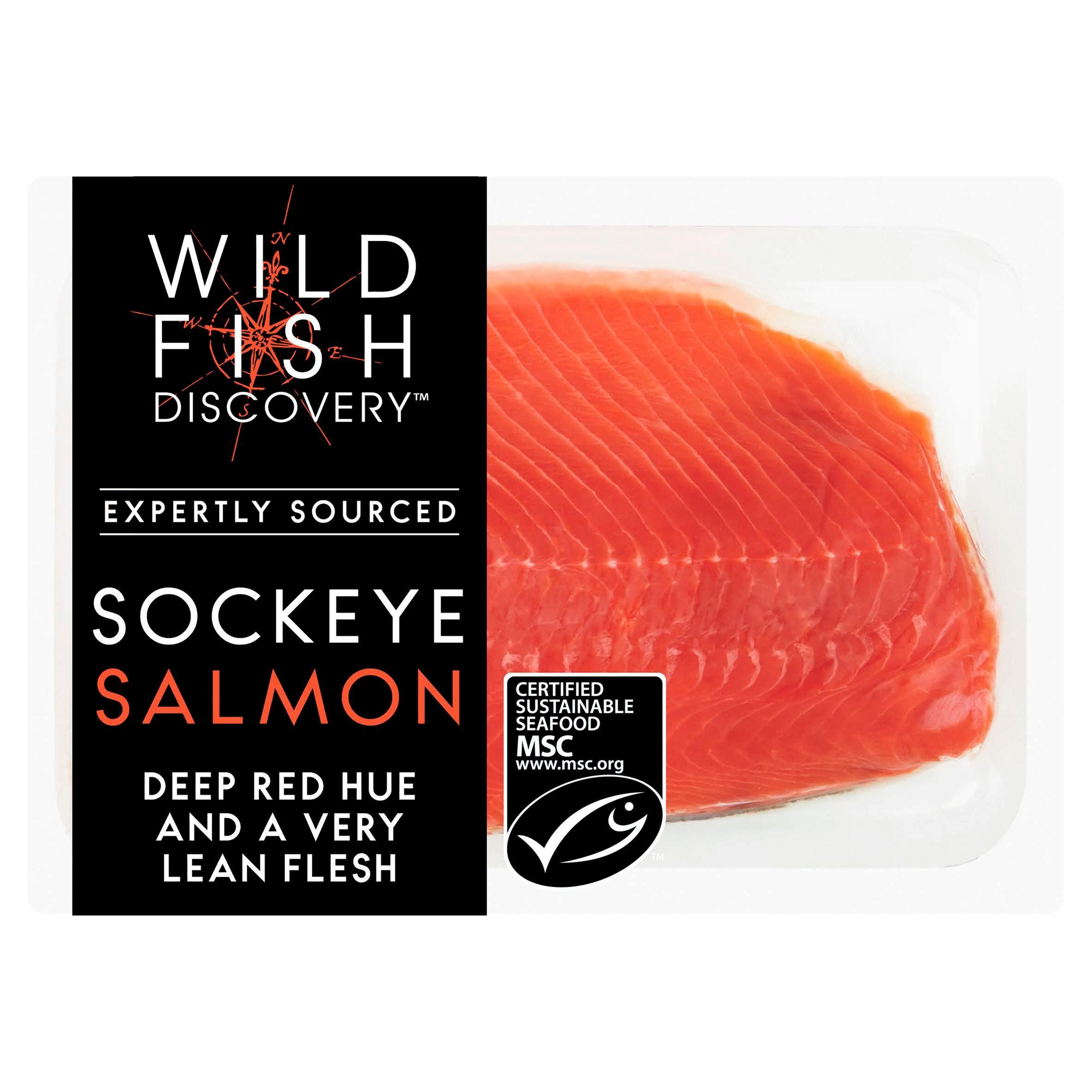 Wild Fish Discovery MSC Sockeye Salmon 400g GOODS Sainsburys   