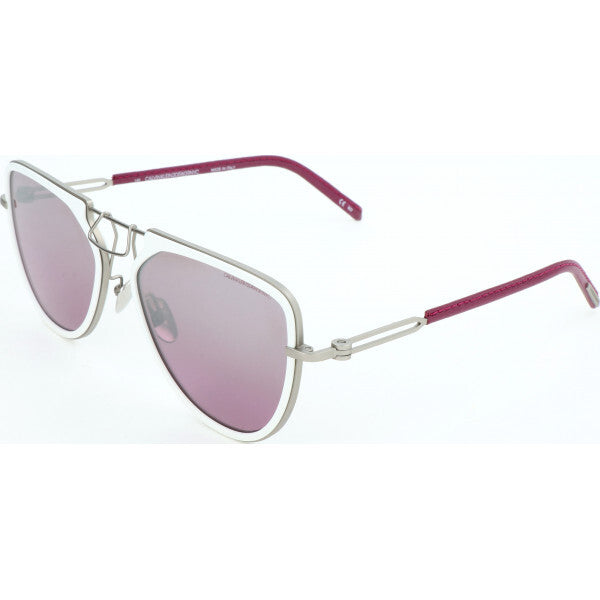 Calvin Klein purple acetate sunglasses CKNYC1874S 57 100, imported from the UK