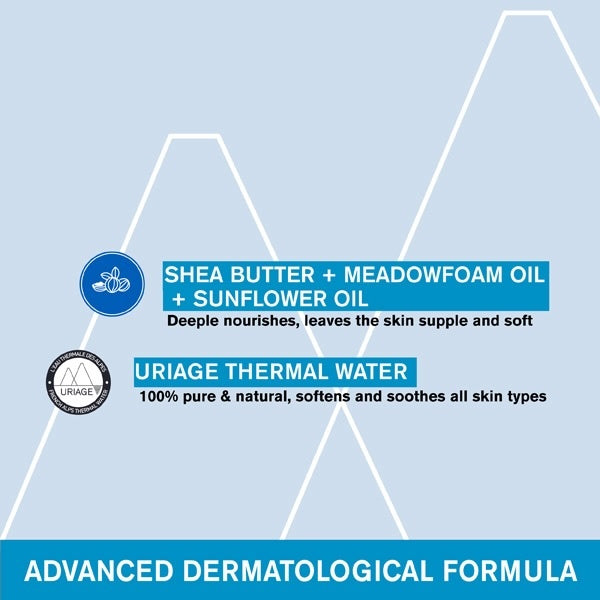 Uriage Gentle Cleansing Cream Face Care 200ml (British brand)