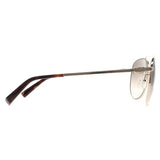 Salvatore Ferragamo gold gradient unisex sunglasses, imported from the UK