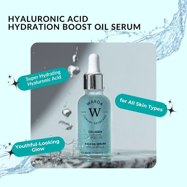 Warda Hyaluronic Acid Hydration Boost Oil Serum 30ml GOODS Superdrug   