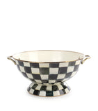MacKenzie-Childs Courtly Check enamel bowl 42cm, imported from the UK