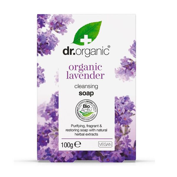 Dr Organic Lavender Soap 100g GOODS Superdrug   