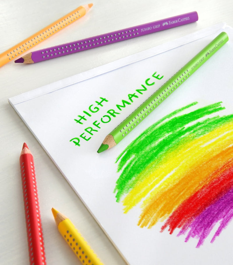 Faber-Castell Jumbo Grip colour pencil set - British product