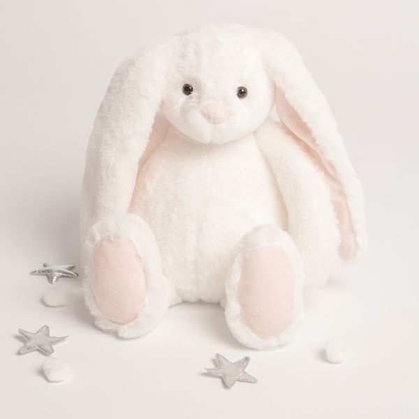 Babbico Gift Boxed Blossom The Bunny White & Pink Soft Toy GOODS Superdrug   