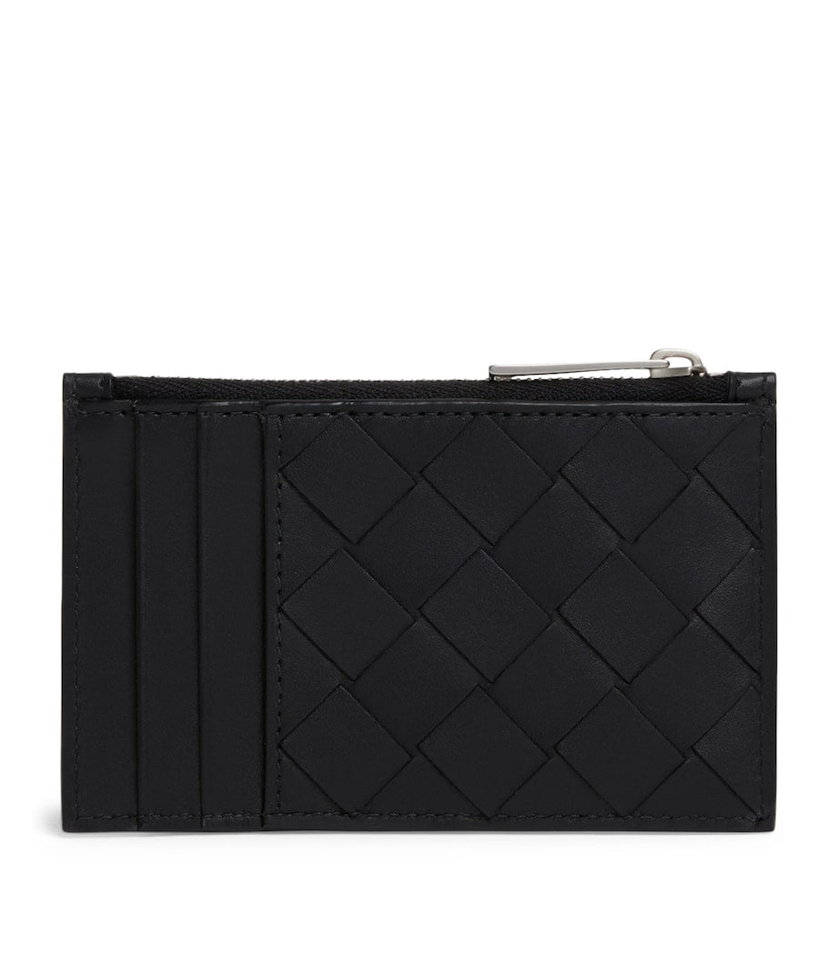 Bottega Veneta leather Intrecciato card holder, imported from the UK