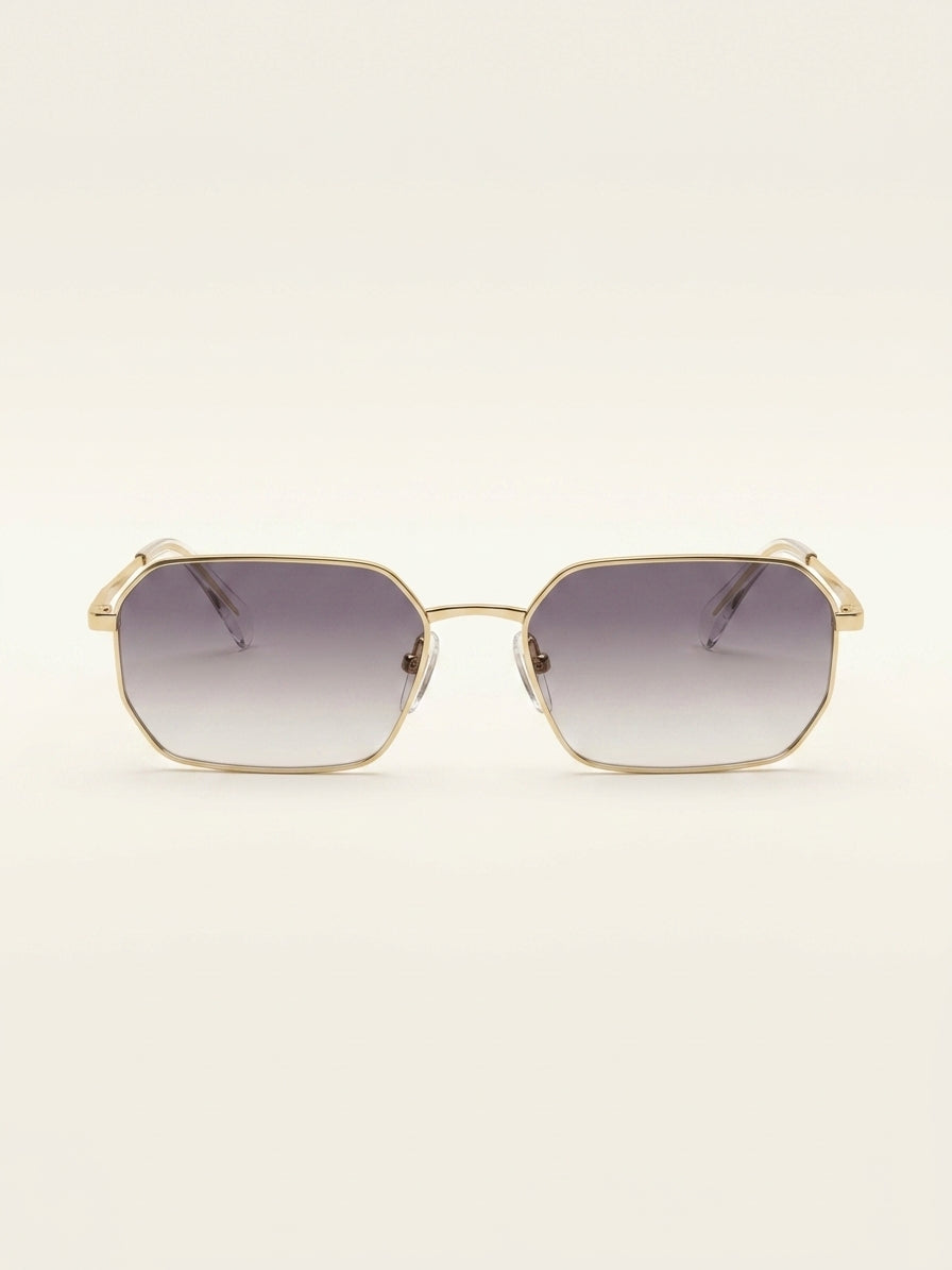 Prada A51S irregular-frame metal sunglasses, imported from the UK