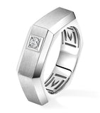 Messika moderniste white gold diamond ring, imported from the UK