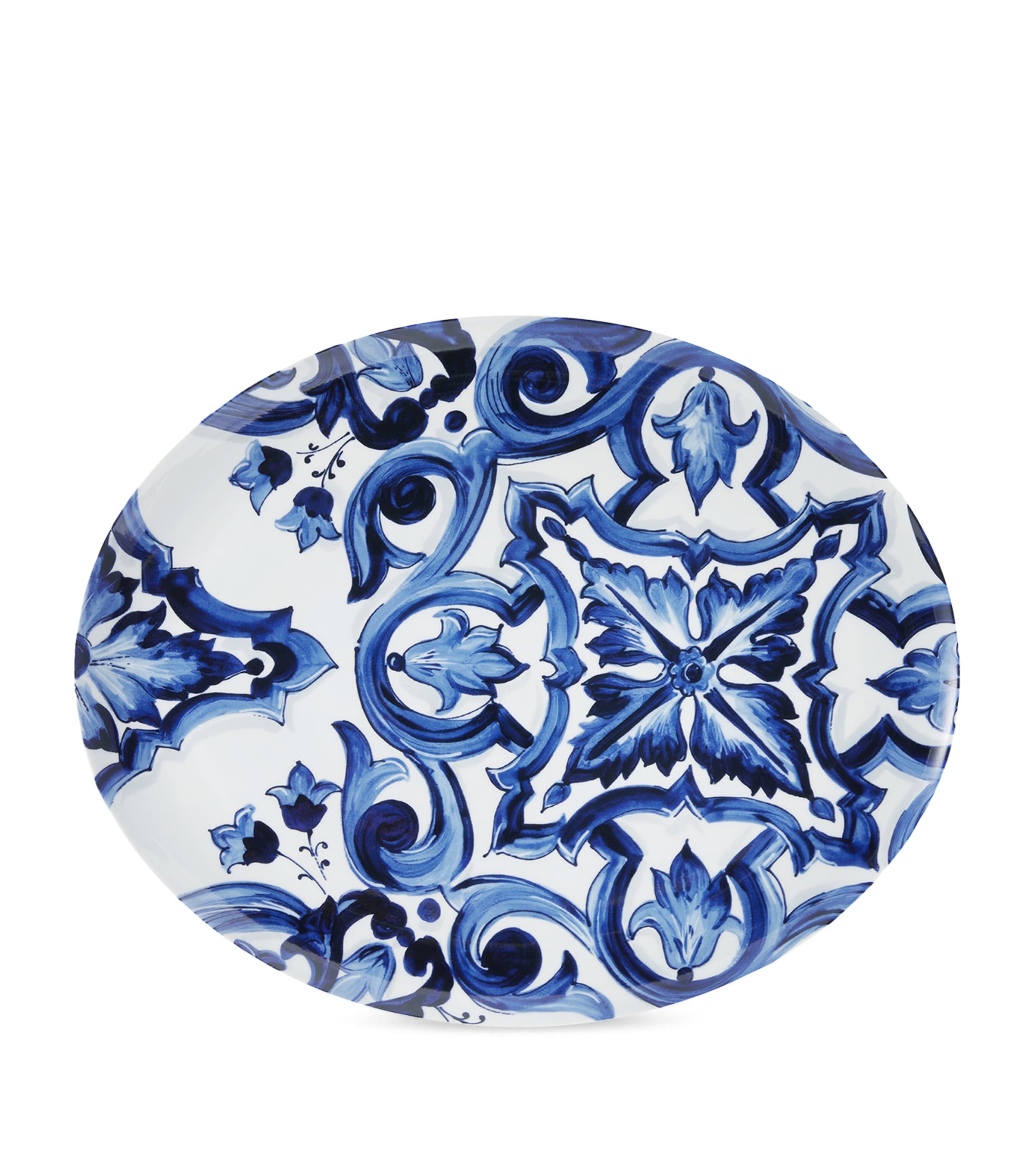 Dolce & Gabbana Blu Mediterraneo serving plate 44.5cm, imported from the UK
