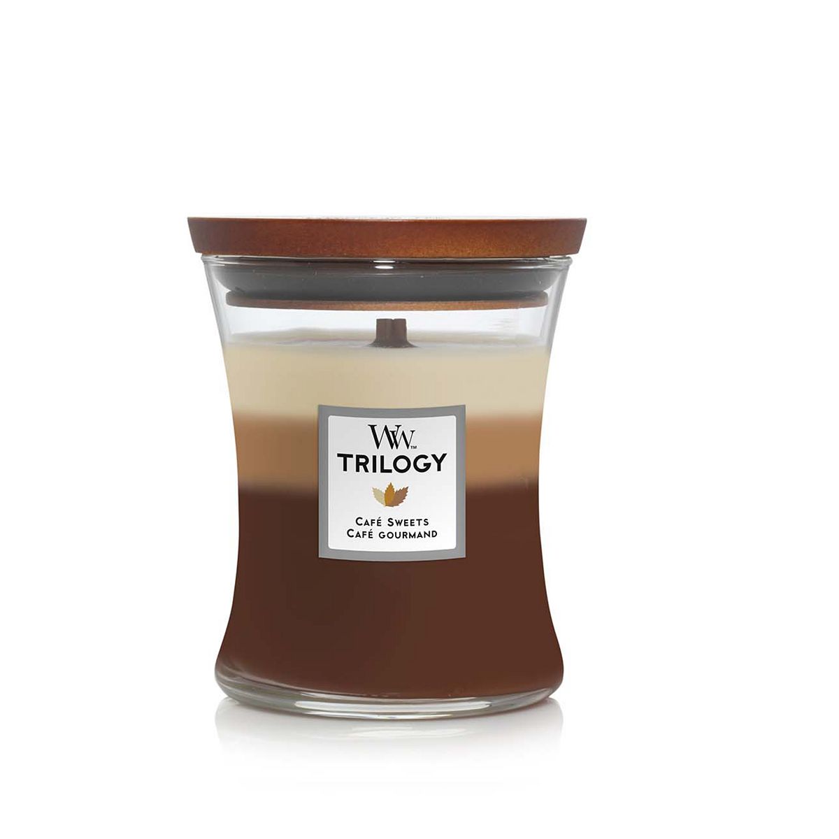 Woodwick Medium Candle Café Sweets Trilogy 275g GOODS Boots   