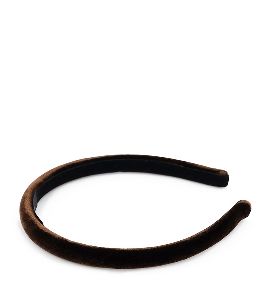 Alexandre de Paris velvet headband 10mm, imported from the UK