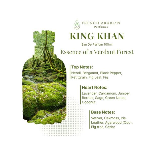 French Arabian King Khan Eau de Parfum 100ml, UK version