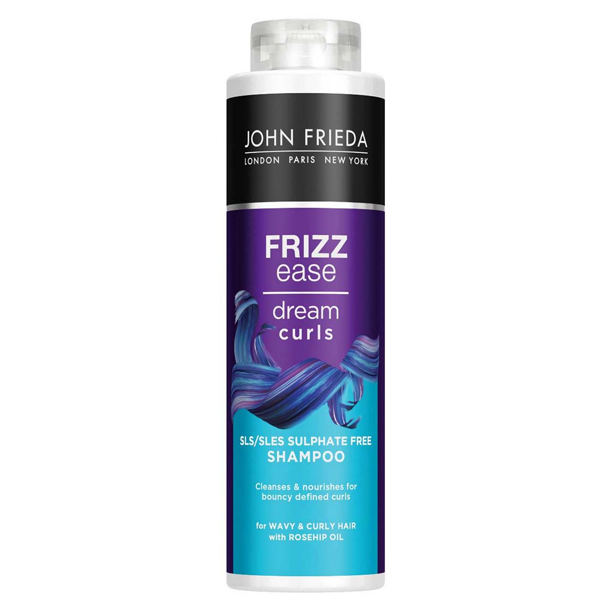 John Frieda Frizz Ease Dream Curls SLS/SLES Sulphate Free Shampoo 500ml for Naturally Wavy & Curly Hair GOODS Boots   