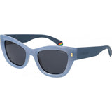 نظارات Polaroid PLD 6237 زرقاء مقاس 52، إصدار المملكة المتحدة