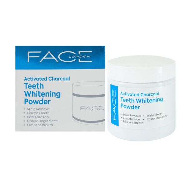 Face London activated charcoal teeth whitening powder 60g - British product