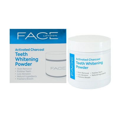 Superdrug Face London Activated Charcoal Teeth Whitening Powder 60g- Buy online at McGrocer