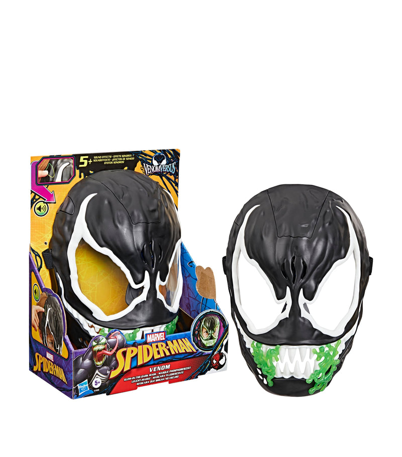 Marvel Spider-Man Venom glow-in-the-dark mask, imported from the UK