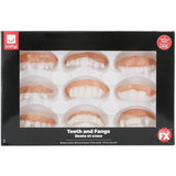 Smiffys assorted teeth and fangs display box (British brand)