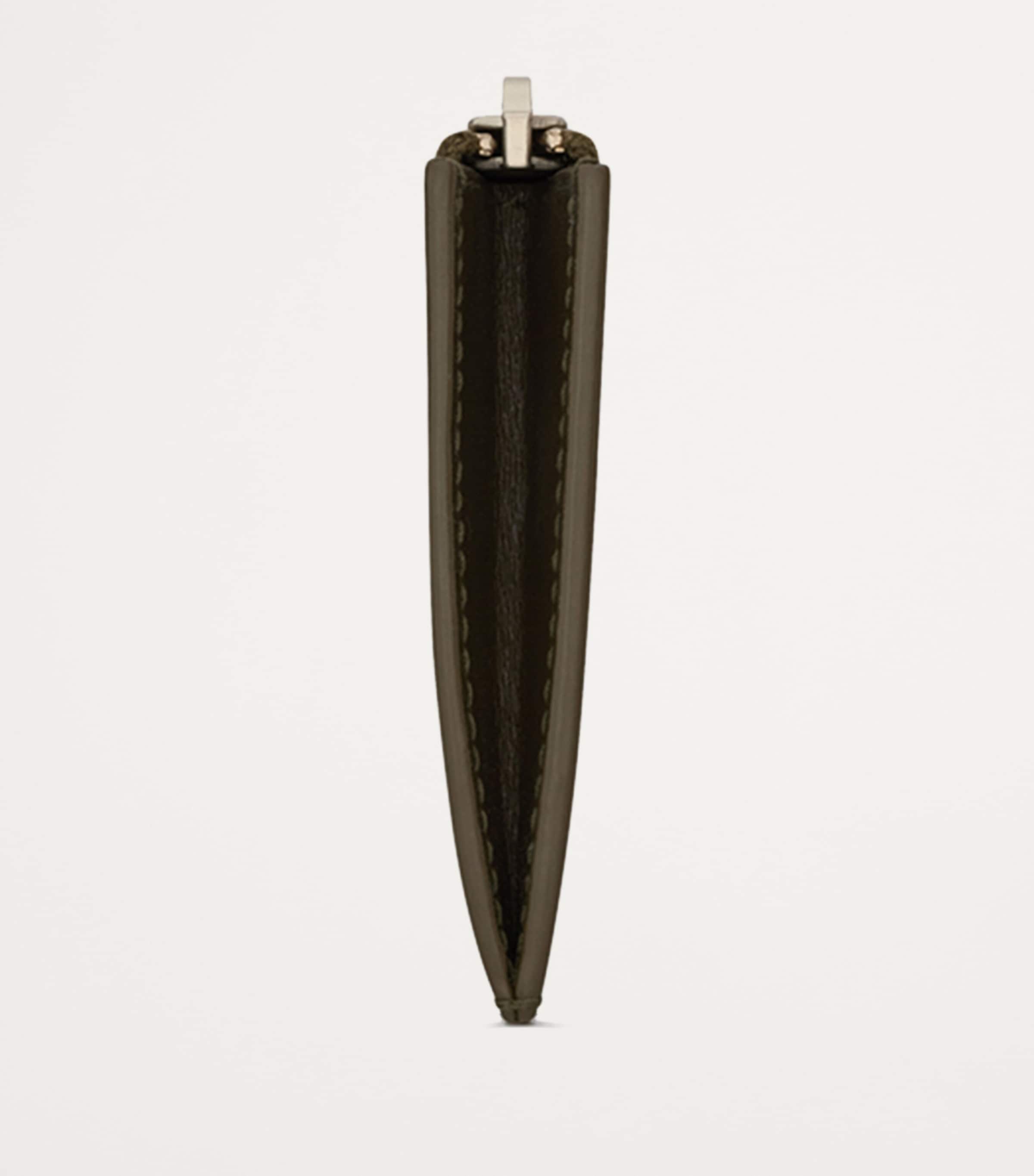 Saint Laurent leather zip-up card holder - British product