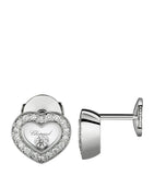 Chopard White Gold and Diamond Happy Diamonds Icons Earrings - British product