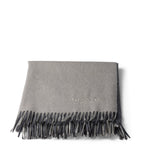 Prada wool-cashmere two-tone throw 185cm x 145cm, imported from the UK