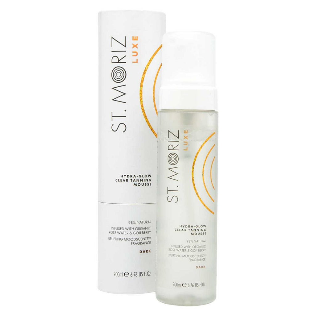 St Moriz Luxe Hydra-Glow Clear Tanning Mousse - Dark 200ml