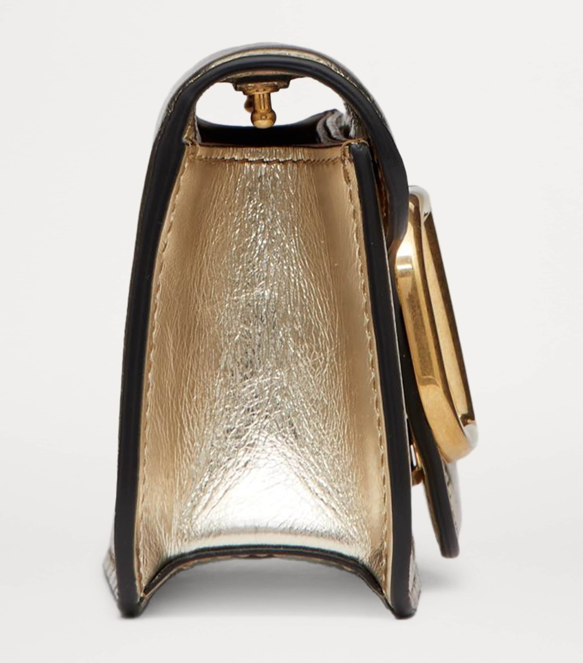 Valentino Garavani small leather Locò shoulder bag, imported from the UK
