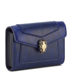 Karung Leather Serpenti Forever Card Holder