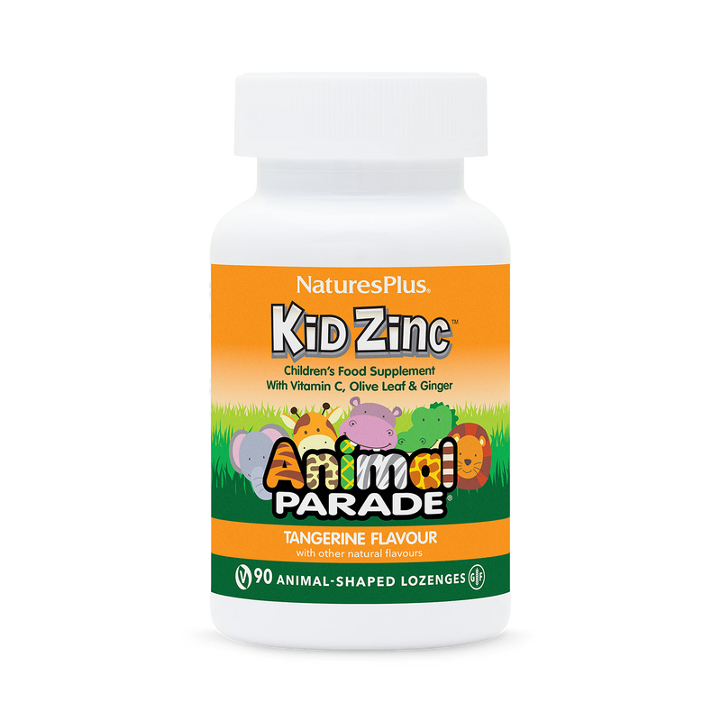 NaturesPlus Animal Parade Kid Zinc lozenges 90 count, UK version