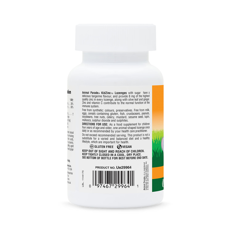 NaturesPlus Animal Parade Kid Zinc lozenges 90 count, UK version