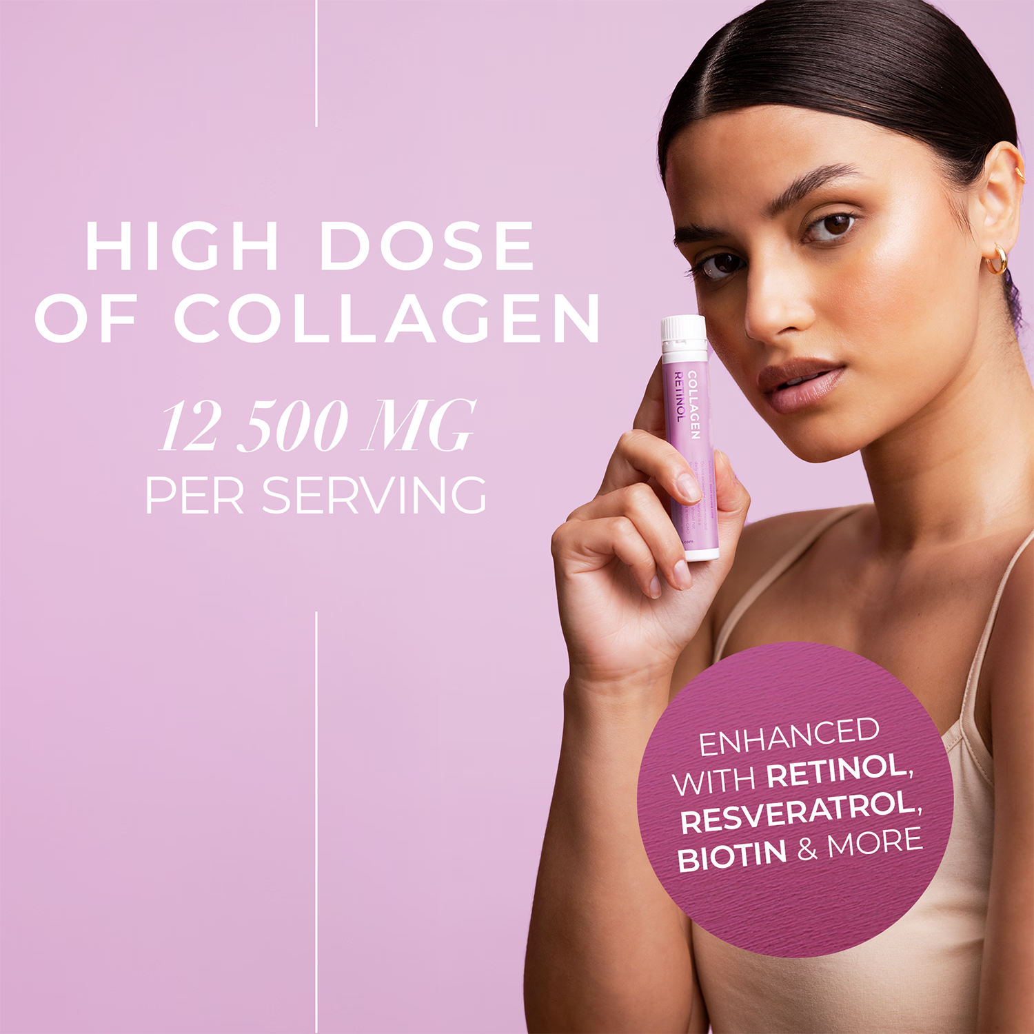 Swedish Collagen Retinol blueberry collagen shots 25ml 30 servings, UK version